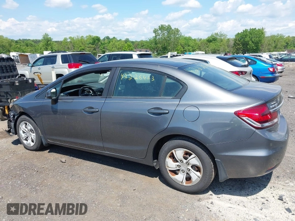 2013 Honda Civic LX with VIN 2HGFB2F58DH550407, listed as a IAAI auction lot 42226423 with 152,007 mi miles and . Bid and sale history available at DreamBid. Image 14.