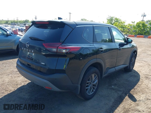 2023 Nissan Rogue S with VIN 5N1BT3AB3PC937818, listed as a IAAI auction lot 42390437 with 17,456 mi miles and . Bid and sale history available at DreamBid. Image 4.