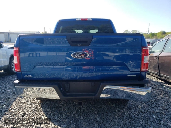 2018 Ford F-150 XL with VIN 1FTEW1EG2JFD55122, listed as a Copart auction lot 56501955 with 91,649 mi miles and Salvage title. Bid and sale history available at DreamBid. Image 6.