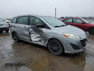 2014 Mazda 5 Touring with VIN JM1CW2CL3E0165593, listed as a Copart auction lot 53867365 with 250,927 mi miles and Salvage Title. Bid and sale history available at carsss.com. Image 4.