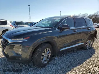 2020 Hyundai Santa Fe SEL with VIN 5NMS3CAD5LH203117, listed as a Copart auction lot 48040895 with 91,320 mi miles and Salvage Title. Bid and sale history available at carsss.com. Image 1.