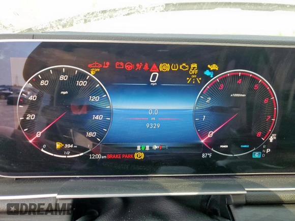 2024 Mercedes-Benz GLE 450 with VIN 4JGFB5KB8RB122828, listed as a Copart auction lot 61954615 with 9,329 mi miles and Salvage title. Bid and sale history available at DreamBid. Image 9.