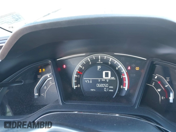 2017 Honda Civic LX with VIN 19XFC2F52HE069033, listed as a IAAI auction lot 41866390 with 68,050 mi miles and . Bid and sale history available at DreamBid. Image 7.