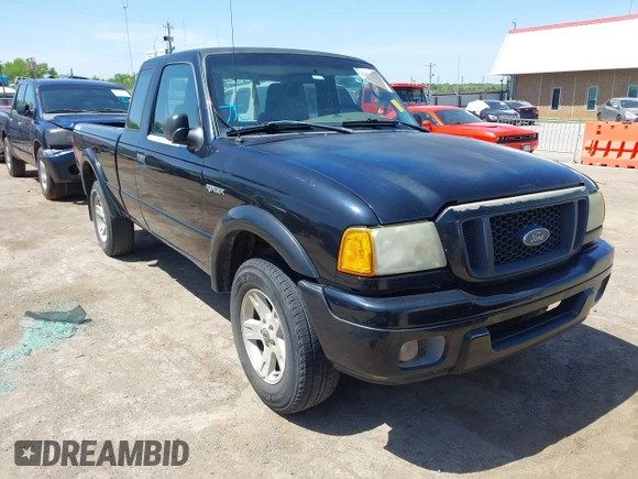 2005 Ford Ranger XL with VIN 1FTYR14U25PA85501, listed as a IAAI auction lot 42064428 with 114,906 mi miles. Bid and sale history available at carsss.com. Image 1.