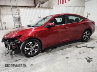 2021 Nissan Sentra SV z VIN 3N1AB8CV2MY296786, wystawiony jako Copart lot #62092215 z przebiegiem 43 366 mil mil oraz Czysty tytuł • Clean title. Historia ofert i sprzedaży dostępna na DreamBid. Obrazek 1.