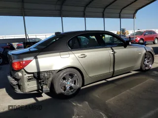 2005 BMW 5 Series 530i with VIN WBANA73535CR59463, listed as a Copart auction lot 67878994 with 147,052 mi miles and Salvage Title. Bid and sale history available at DreamBid. Image 3.