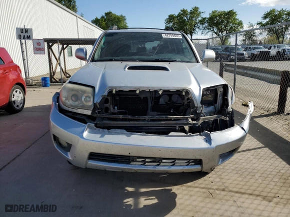 2006 Toyota 4Runner SR5 with VIN JTEBT14RX60057731, listed as a Copart auction lot 48799865 with 254,598 mi miles and Salvage Title. Bid and sale history available at carsss.com. Image 5.