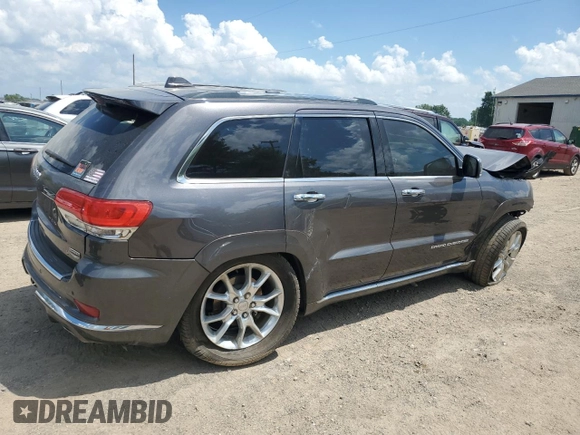 2014 Jeep Grand Cherokee Summit with VIN 1C4RJFJT2EC145918, listed as a Copart auction lot 62718985 with 164,145 mi miles and Clean title. Bid and sale history available at DreamBid. Image 3.