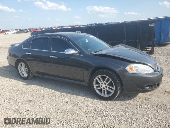 2014 Chevrolet Impala LTZ with VIN 2G1WC5E37E1155067, listed as a Copart auction lot 55255825 with 153,893 mi miles and Salvage title. Bid and sale history available at DreamBid. Image 4.