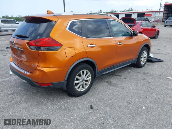 2017 Nissan Rogue SL with VIN JN8AT2MT7HW395481, listed as a IAAI auction lot 42451406 with 57,110 mi miles and . Bid and sale history available at DreamBid. Image 4.