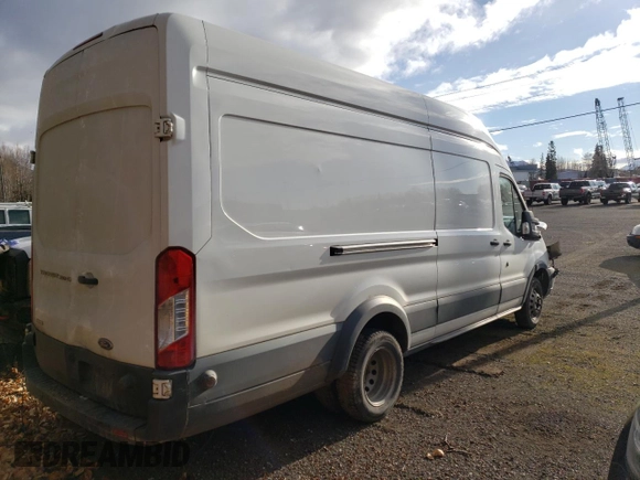 2017 Ford Transit with VIN 1FTWS4XGXHKA55683, listed as a Copart auction lot 77044594 with 101,431 mi miles and Salvage Title. Bid and sale history available at carsss.com. Image 3.