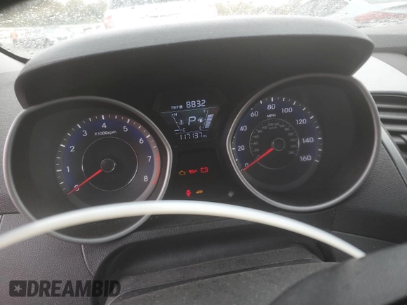 2014 Hyundai Elantra Coupe with VIN KMHDH6AH4EU029370, listed as a Copart auction lot 79304904 with 117,137 mi miles and Salvage Title. Bid and sale history available at carsss.com. Image 9.