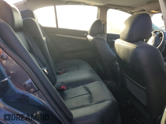2011 Infiniti G25 x with VIN JN1DV6AR8BM654374, listed as a Copart auction lot 75913834 with Not provided miles and Salvage title. Bid and sale history available at DreamBid. Image 10.