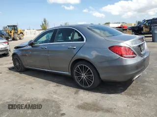 2021 Mercedes-Benz C 300 with VIN W1KWF8DB1MR623993, listed as a Copart auction lot 56164565 with 43,011 mi miles and Salvage title. Bid and sale history available at DreamBid. Image 2.