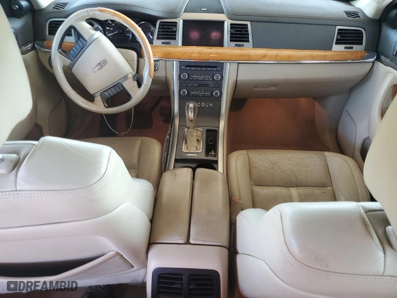 2010 Lincoln MKS with VIN 1LNHL9DR0AG602862, listed as a Copart auction lot 73965604 with 265,999 mi miles and Salvage Title. Bid and sale history available at carsss.com. Image 8.