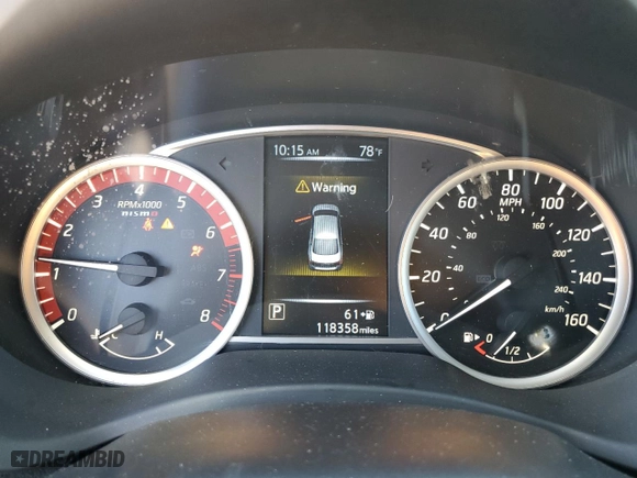 2017 Nissan Sentra SR Turbo with VIN 3N1CB7AP3HY301099, listed as a Copart auction lot 77873634 with 118,358 mi miles and Salvage Title. Bid and sale history available at carsss.com. Image 9.