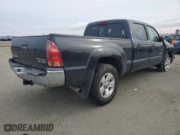 2005 Toyota Tacoma PreRunner with VIN 5TEKU72N05Z013644, listed as a Copart auction lot 45429775 with 254,291 mi miles and Salvage Title. Bid and sale history available at carsss.com. Image 3.