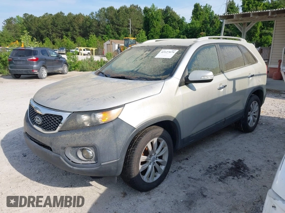 2011 Kia Sorento EX with VIN 5XYKU4A20BG070261, listed as a IAAI auction lot 42127079 with 1 mi miles. Bid and sale history available at carsss.com. Image 2.