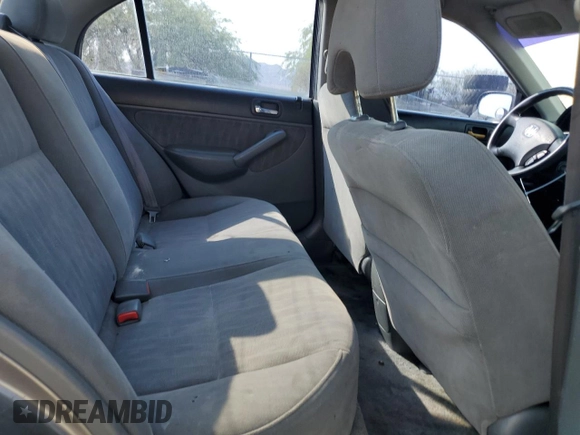 2005 Honda Civic EX with VIN 1HGES26755L011745, listed as a Copart auction lot 70913114 with 160,438 mi miles and Salvage Title. Bid and sale history available at DreamBid. Image 10.
