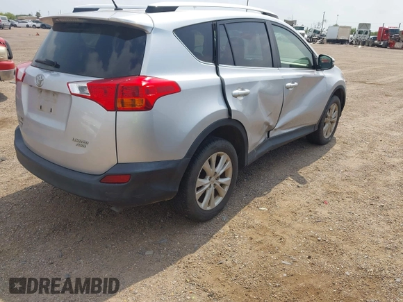 2013 Toyota RAV4 Limited with VIN JTMDFREV1D5003250, listed as a IAAI auction lot 42200011 with 164,418 mi miles. Bid and sale history available at carsss.com. Image 4.