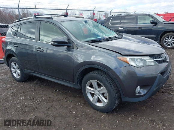 2013 Toyota RAV4 XLE with VIN JTMRFREV6DD026616, listed as a IAAI auction lot 41925511 with 114,771 mi miles and . Bid and sale history available at carsss.com. Image 1.