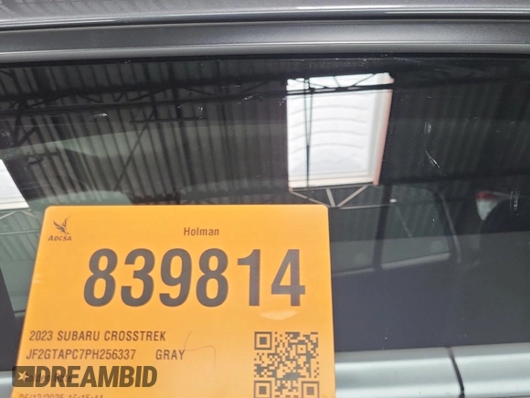2023 Subaru Crosstrek Premium с VIN JF2GTAPC7PH256337, выставлен на аукционе IAAI как лот 42550046 с пробегом 12 298 миль миль и . История ставок и продаж доступна на DreamBid. Изображение 30.