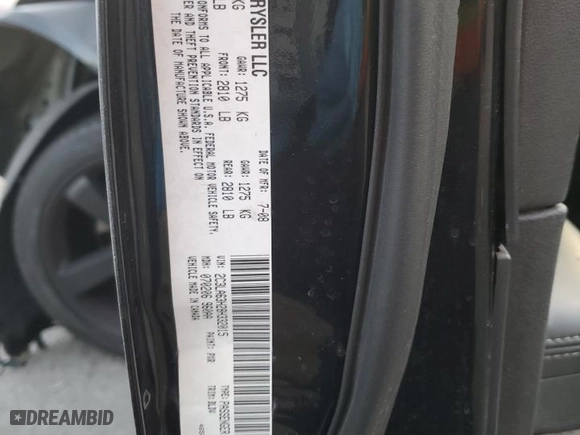 2008 Chrysler 300 C Hemi with VIN 2C3LA63H28H332015, listed as a Copart auction lot 43583765 with 183,473 mi miles and Salvage Title. Bid and sale history available at carsss.com. Image 14.