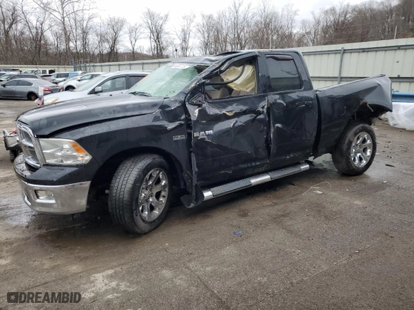 2009 Dodge Ram 1500 SLT with VIN 1D3HV18T59S704891, listed as a Copart auction lot 49258715 with 153,927 mi miles and Salvage Title. Bid and sale history available at carsss.com. Image 1.