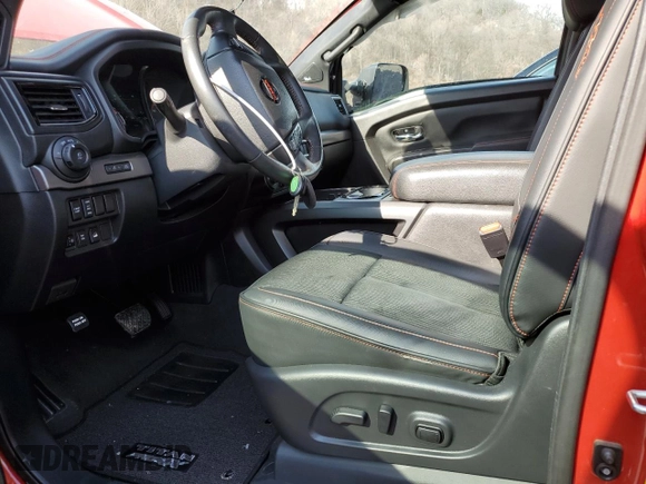 2021 Nissan Titan Pro-4X with VIN 1N6AA1ED1MN511189, listed as a Copart auction lot 46675015 with 51,162 mi miles and Non repairable. Bid and sale history available at DreamBid. Image 7.