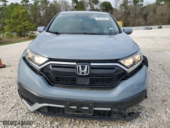 2021 Honda CR-V EX-L with VIN 7FARW1H83ME024245, listed as a Copart auction lot 45132605 with 38,858 mi miles and Salvage Title. Bid and sale history available at carsss.com. Image 5.