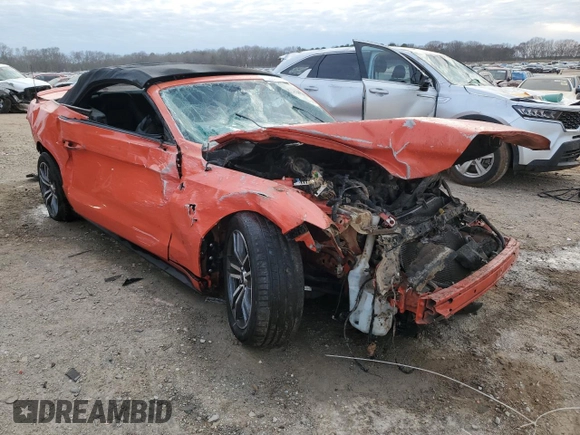 2015 Ford Mustang EcoBoost Premium with VIN 1FATP8UHXF5363981, listed as a Copart auction lot 45922555 with Not provided miles and Salvage title. Bid and sale history available at DreamBid. Image 4.