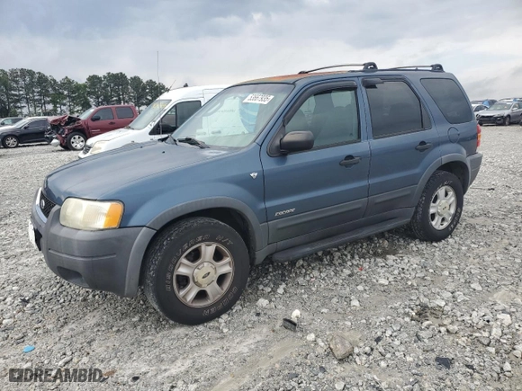 2001 Ford Escape XLT with VIN 1FMYU03111KA96413, listed as a Copart auction lot 53667935 with 156,668 mi miles and Clean Title. Bid and sale history available at carsss.com. Image 1.