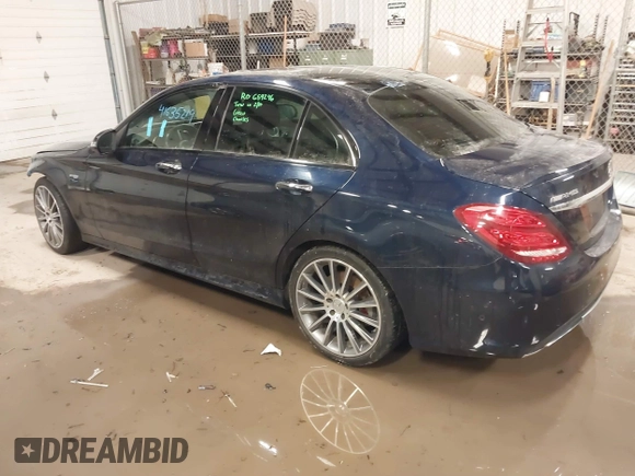 2017 Mercedes-Benz C 43 AMG with VIN 55SWF6EB0HU197074, listed as a IAAI auction lot 41635219 with 77,980 mi miles and . Bid and sale history available at DreamBid. Image 3.