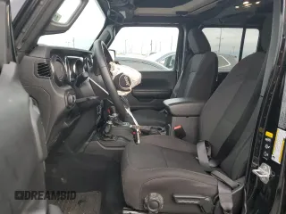 2022 Jeep Wrangler Unlimited High Tide with VIN 1C4HJXDG4NW179888, listed as a Copart auction lot 82601624 with 15,631 mi miles and Salvage Title. Bid and sale history available at DreamBid. Image 7.