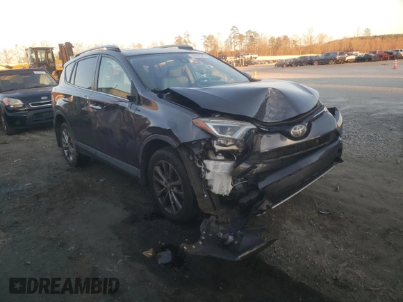 2017 Toyota RAV4 Limited with VIN JTMYFREV9HJ141228, listed as a Copart auction lot 88952945 with 83,372 mi miles and Salvage Title. Bid and sale history available at DreamBid. Image 4.