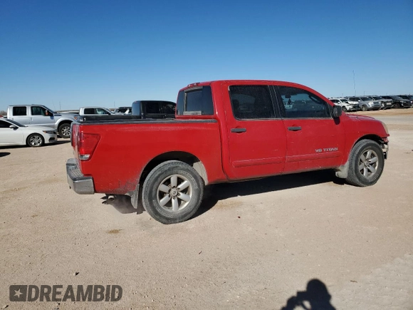 2008 Nissan Titan SE with VIN 1N6BA07D78N358139, listed as a Copart auction lot 41433925 with 131,256 mi miles and Salvage Title. Bid and sale history available at carsss.com. Image 3.