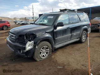 2004 Toyota Sequoia Limited with VIN 5TDBT48A04S208483, listed as a Copart auction lot 45672095 with 262,847 mi miles and Salvage Title. Bid and sale history available at carsss.com. Image 1.