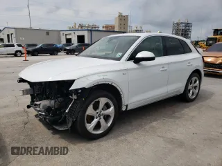 2022 Audi Q5 S line Premium Plus with VIN WA1EAAFYXN2044762, listed as a Copart auction lot 51710605 with 28,544 mi miles and Salvage Title. Bid and sale history available at carsss.com. Image 1.