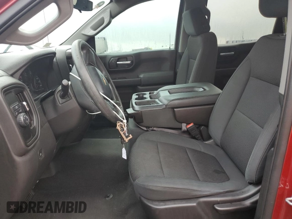 2020 Chevrolet Silverado 1500 Custom with VIN 3GCPWBEH6LG115807, listed as a Copart auction lot 54143865 with 107,807 mi miles and Salvage Title. Bid and sale history available at DreamBid. Image 7.