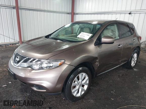 2012 Nissan Murano SV with VIN JN8AZ1MW9CW229619, listed as a IAAI auction lot 41943400 with 124,198 mi miles and . Bid and sale history available at carsss.com. Image 6.