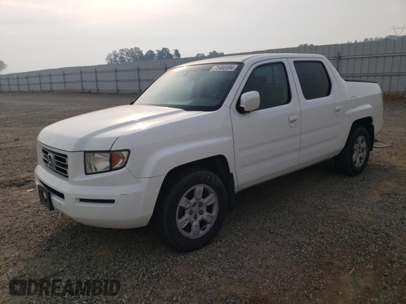 2006 Honda Ridgeline RTL with VIN 2HJYK16536H550914, listed as a Copart auction lot 75486594 with 214,347 mi miles and Salvage Title. Bid and sale history available at carsss.com. Image 1.