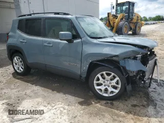 2018 Jeep Renegade Latitude with VIN ZACCJABB9JPJ40877, listed as a Copart auction lot 55861945 with 54,040 mi miles and Clean title. Bid and sale history available at DreamBid. Image 4.