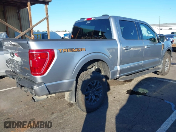 2023 Ford F-150 XL with VIN 1FTEW1E87PFA92353, listed as a IAAI auction lot 41418058 with 13,668 mi miles. Bid and sale history available at carsss.com. Image 4.