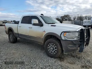 2023 Ram 2500 Longhorn with VIN 3C6UR5GL8PG505043, listed as a Copart auction lot 86341614 with 45,936 mi miles and Salvage Title. Bid and sale history available at carsss.com. Image 4.