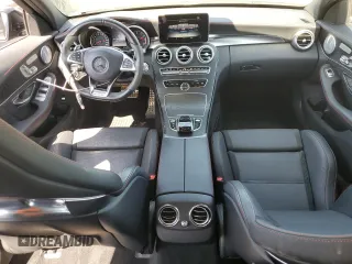 2016 Mercedes-Benz C 450 AMG with VIN 55SWF6EB5GU130534, listed as a Copart auction lot 62310095 with 58,797 mi miles and Salvage title. Bid and sale history available at DreamBid. Image 8.