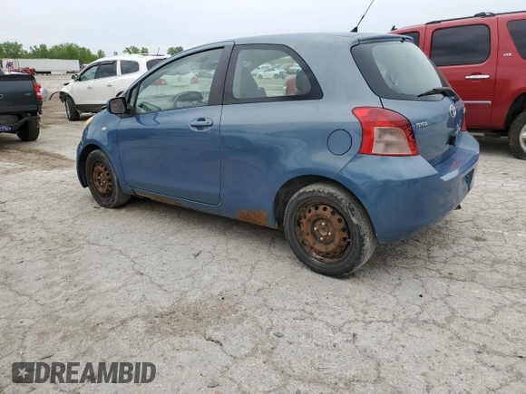 2007 Toyota Yaris with VIN JTDJT903X75095755, listed as a Copart auction lot 54366505 with 244,474 mi miles and Clean Title. Bid and sale history available at carsss.com. Image 2.