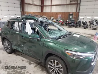 2022 Toyota Corolla Cross XLE with VIN 7MUDAABG9NV043308, listed as a IAAI auction lot 42467615 with 45,502 mi miles and . Bid and sale history available at DreamBid. Image 6.