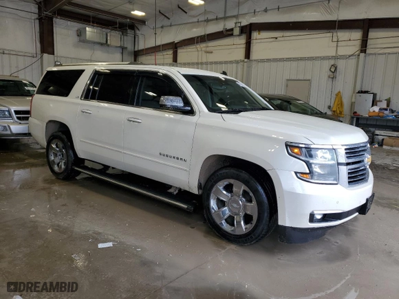 2015 Chevrolet Suburban LTZ with VIN 1GNSKKKC4FR120918, listed as a Copart auction lot 48384965 with 182,199 mi miles and Clean Title. Bid and sale history available at carsss.com. Image 4.