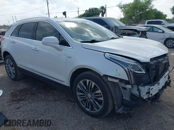 2017 Cadillac XT5 Premium Luxury AWD with VIN 1GYKNERS6HZ105266, listed as a IAAI auction lot 41860785 with 79,593 mi miles. Bid and sale history available at carsss.com. Image 1.