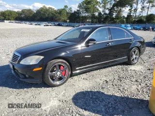 2007 Mercedes-Benz S-Class 5.5L V8 with VIN WDDNG71X57A099706, listed as a Copart auction lot 74203364 with 209,614 mi miles and Salvage Title. Bid and sale history available at carsss.com. Image 1.